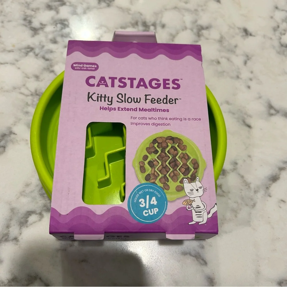 ‼️Catstages Kitty Slow Feeder‼️